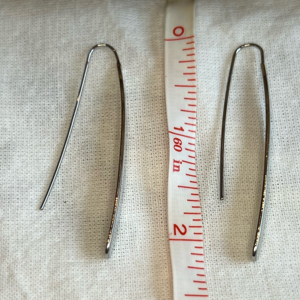 Silver earrings - Picture 2 of 4